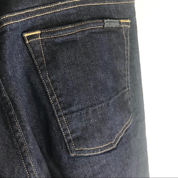 7 For All Mankind Adrien Slim Taper Dark Jeans - Picture 8 of 8